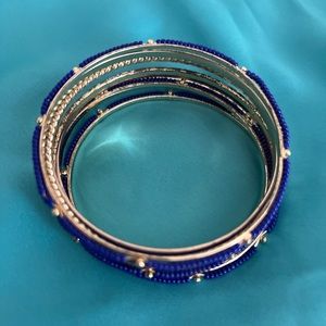 💛💙🔆🔅Stunning blue and gold bracelets 💙💛🔆🔅